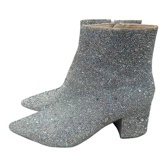 Betsey Johnson Glittering Ankle Booties - Picture 2 of 10
